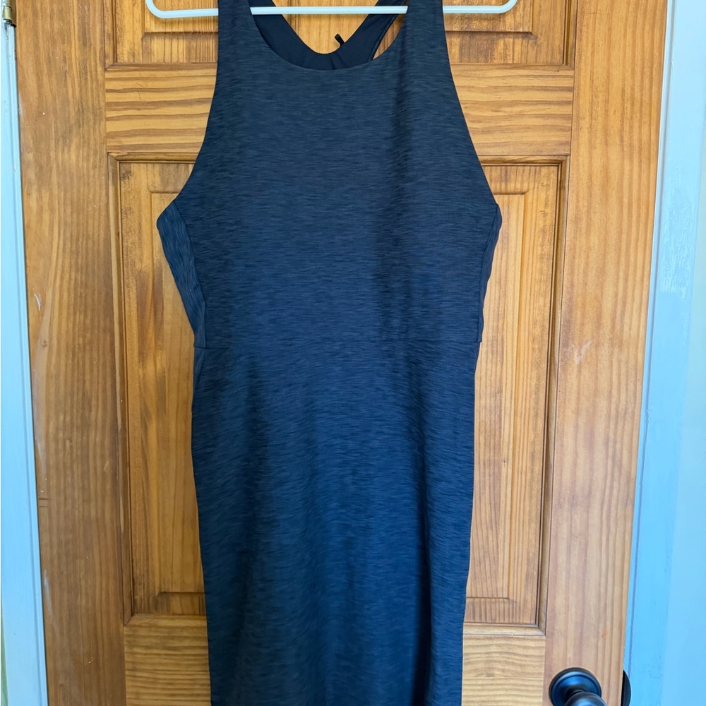 Prana Heathered Dark Gray Kimble Dress